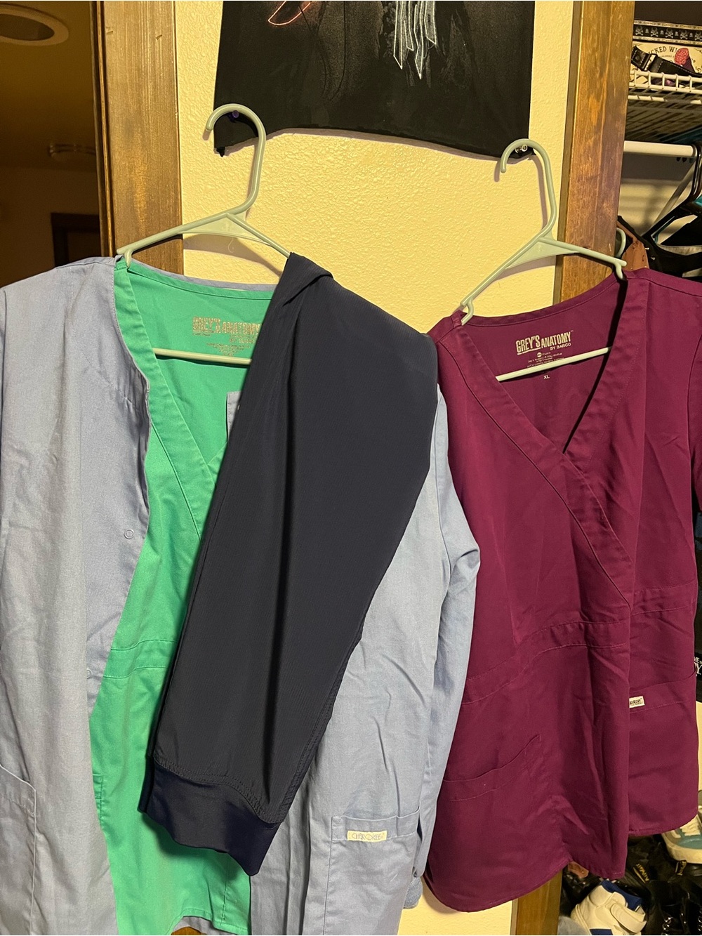 Grey's Anatomy Women's V-Neck Scrub tops and pants and jacket too